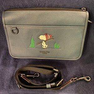 Coach X Peanuts Heritage Convertible Crossbody With Snoopy Motif CE710